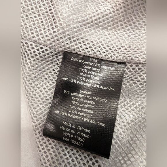 NWT WEATHERPROOF Gray superior stretch water resistant bomber light jacket XXL - Picture 9 of 10